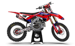 SÉRIE HONDA FACTORY BACKED (TOUS LES MODÈLES DE VÉLO ET COULEURS !) Graphiques de support d'usine semi-personnalisés