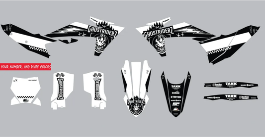 GhostriderZ MC graphics kit Full Logo***Club members only***