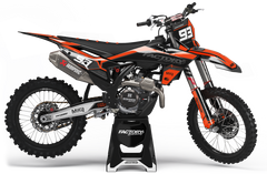 SÉRIE KT CAMO (TOUS LES MODÈLES ET COULEURS DE VÉLO !) Graphiques de support d'usine semi-personnalisés