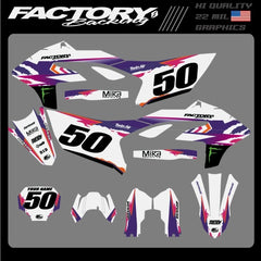 YAMAHA Limited Edt. Yamaha Retro v2 (JEDES FAHRRADMODELL UND JEDE FARBE!) Semi-Custom Factory-Hintergrundgrafiken