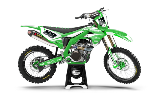 KAWASAKI BOLTING (TOUS LES MODÈLES ET COULEURS DE VÉLO !) Graphiques de support d'usine semi-personnalisés