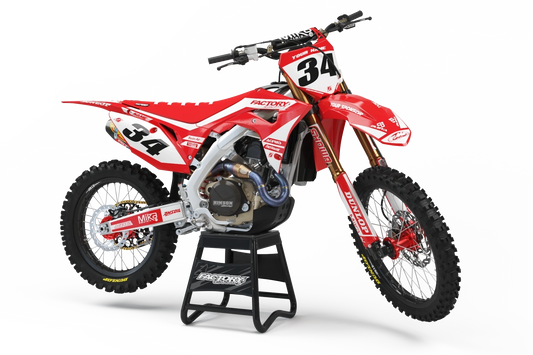 HONDA PL3 SERIE (JEDES FAHRRADMODELL UND JEDE FARBE!) Semi-Custom Factory Backing Graphics