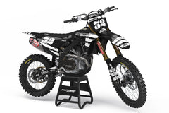 HONDA BLACK PUNK FLAG SERIES (JEDES FAHRRADMODELL UND JEDE FARBE!) Semi-Custom Factory Backing Graphics