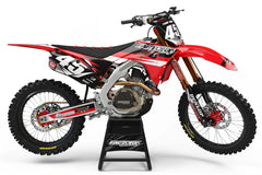 HONDA FAST GUY SERIES (JEDES FAHRRADMODELL UND JEDE FARBE!) Semi-Custom Factory Backing Graphics