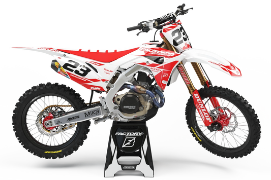 HONDA SWIFT SERIE (JEDES FAHRRADMODELL UND JEDE FARBE!) Semi-Custom Factory Backing Graphics