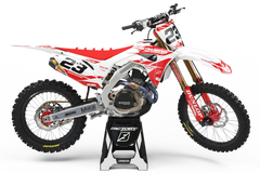 HONDA SWIFT SERIE (JEDES FAHRRADMODELL UND JEDE FARBE!) Semi-Custom Factory Backing Graphics