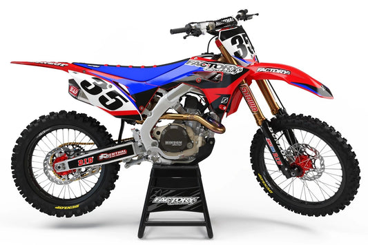 HONDA RAPID SERIES (JEDES FAHRRADMODELL UND JEDE FARBE!) Semi-Custom Factory Backing Graphics