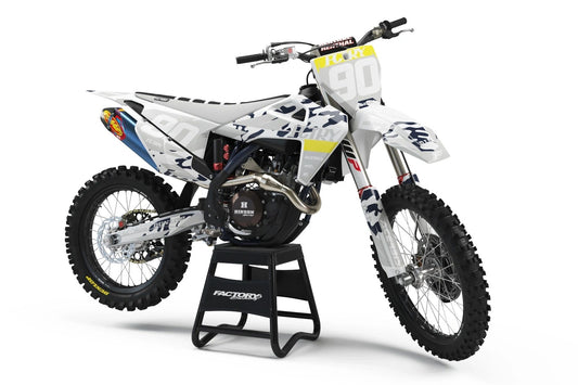 HUSQVARNA CAMOUFLAGE 2 SERIE (JEDES FAHRRADMODELL UND JEDE FARBE!) Semi-Custom Factory Backing Graphics