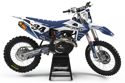 HUSQVARNA STEALTH SERIE (JEDES FAHRRADMODELL UND JEDE FARBE!) Semi-Custom Factory Backing Graphics