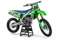 SÉRIE KAWASAKI EXPRESS V1 (TOUS LES MODÈLES DE VÉLO ET COULEURS !) Graphiques de support d'usine semi-personnalisés