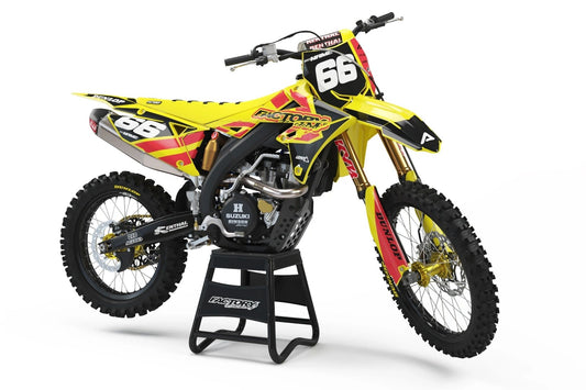 SUZUKI CONTROL VC SERIE (JEDES FAHRRADMODELL UND JEDE FARBE!) Semi-Custom Factory Backing Graphics