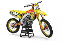 SÉRIE SUZUKI EXPRESS V1 (TOUS LES MODÈLES DE VÉLO ET COULEURS !) Graphiques de support d'usine semi-personnalisés