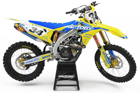 SÉRIE SUZUKI STEALTH (TOUS LES MODÈLES DE VÉLO ET COULEURS !) Graphiques de support d'usine semi-personnalisés