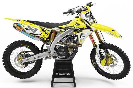 SUZUKI FLASH SERIES (JEDES FAHRRADMODELL UND JEDE FARBE!) Semi-Custom Factory Backing Graphics