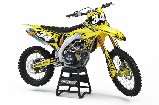 SUZUKI PL3 SERIE (JEDES FAHRRADMODELL UND JEDE FARBE!) Semi-Custom Factory Backing Graphics