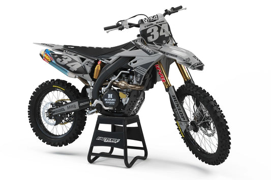 SUZUKI PL4 SERIE (JEDES FAHRRADMODELL UND JEDE FARBE!) Semi-Custom Factory Backing Graphics