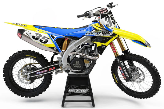 SÉRIE SUZUKI RAPID (TOUS LES MODÈLES ET COULEURS DE VÉLO !) Graphiques de support d'usine semi-personnalisés