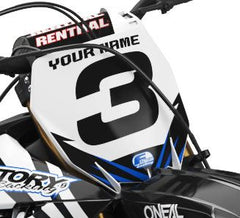 YAMAHA DIMENSIONAL SERIES (JEDES FAHRRADMODELL UND JEDE FARBE!) Semi-Custom Factory Backing Graphics