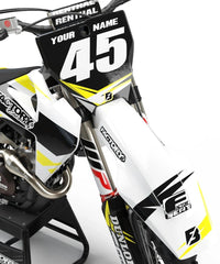 HUSQVARNA FAST GUY SERIE (JEDES FAHRRADMODELL UND JEDE FARBE!) Semi-Custom Factory Backing Graphics
