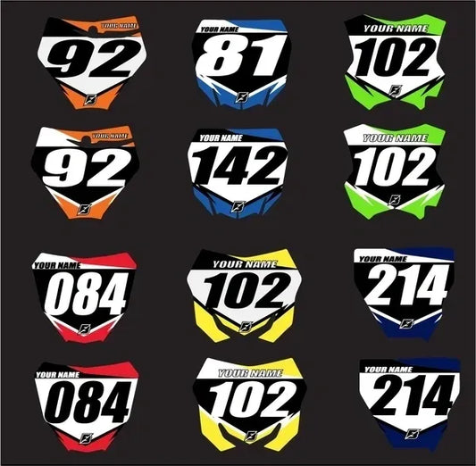 Clean Series Mini Front Number Plates