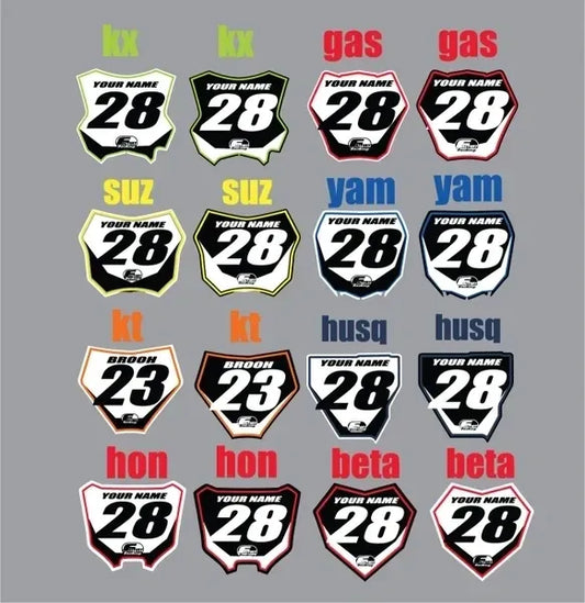 Basic Series Mini Front Number Plates