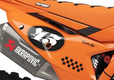 Ensemble de décalcomanies numériques pré-imprimées kt Checker Series Factory Backing - choisissez votre nom, #, coloris