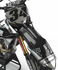 SUZUKI PL3 CHROME (MUST SELECT CHROME FINISH OPTION) Semi-Custom Factory Backing Graphics