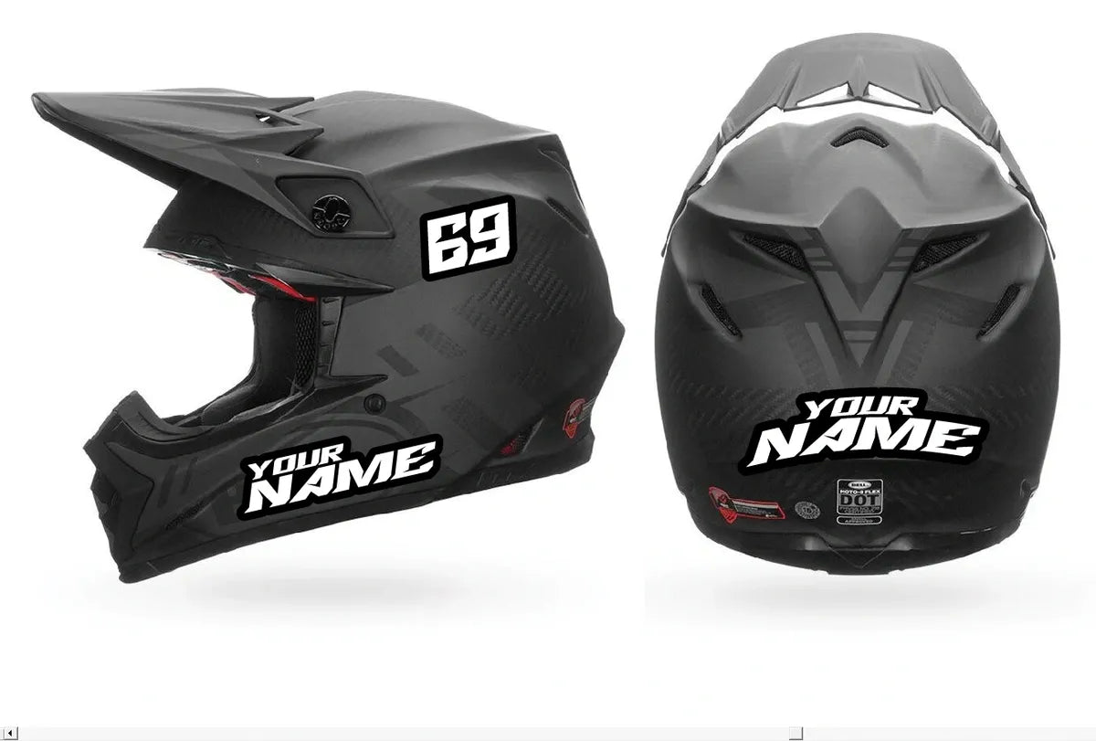 mtb helm aufkleber Helm-Aufkleber-Set V4 – Factory Backing