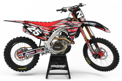 SÉRIE HONDA CAMO (TOUS LES MODÈLES ET COULEURS DE VÉLO !) Graphiques de support d'usine semi-personnalisés