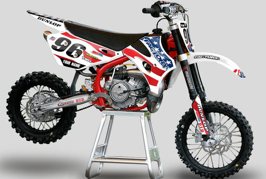 SÉRIE COBRA USA (TOUS LES MODÈLES ET COULEURS DE VÉLO !) Graphiques de support d'usine semi-personnalisés