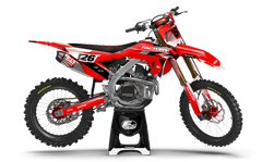 HONDA BLOCK SERIES (JEDES FAHRRADMODELL UND JEDE FARBE!) Semi-Custom Factory Backing Graphics