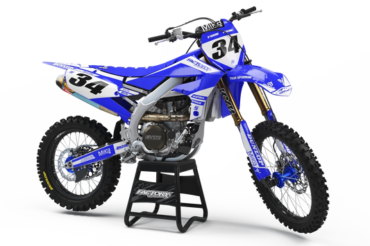 YAMAHA PL3 SERIE (JEDES FAHRRADMODELL UND JEDE FARBE!) Semi-Custom Factory Backing Graphics