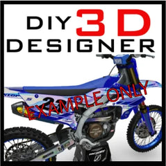 3D Designer Motocross Graphics kit