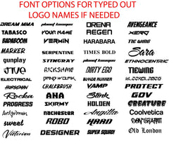 HURRICANE V2 SERIES (ANY BIKE MODEL AND COLORS!) Semi-Custom Factory Backing Graphics