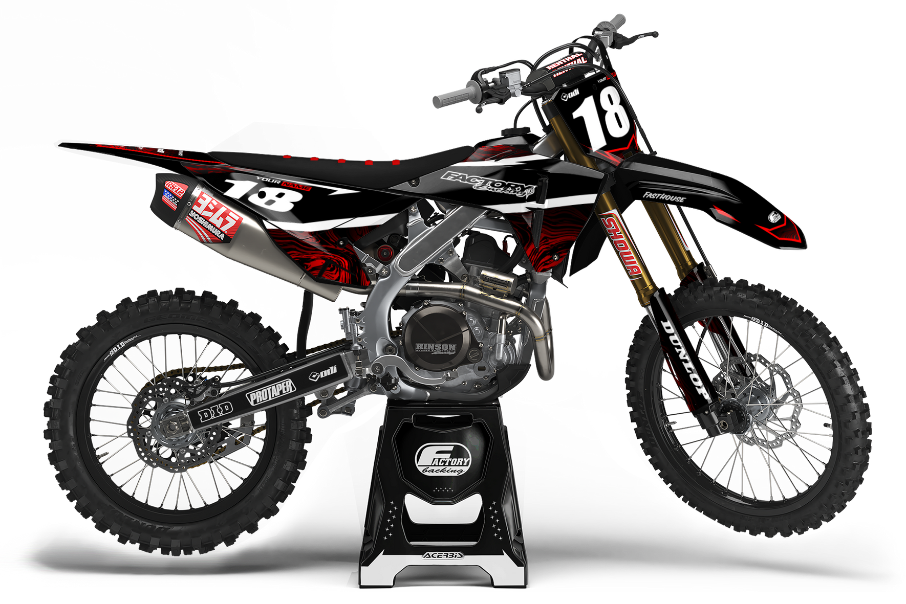 Custom MX Graphics – Factory Backing