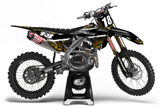 SÉRIE DE KITS DE GARAGE (TOUS LES MODÈLES ET COULEURS DE VÉLO !) Graphiques de support d'usine semi-personnalisés 