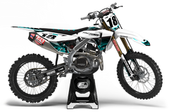 GARAGE KIT SERIE (JEDES FAHRRADMODELL UND JEDE FARBE!) Semi-Custom Factory Backing Graphics 