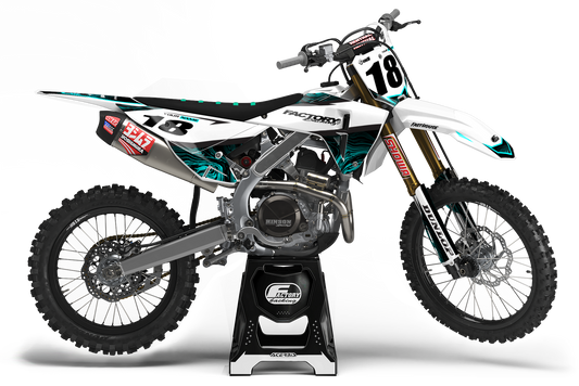 GARAGE KIT SERIE (JEDES FAHRRADMODELL UND JEDE FARBE!) Semi-Custom Factory Backing Graphics 