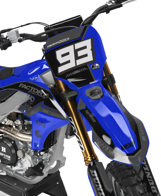 YAMAHA BLITZ SERIE (JEDES FAHRRADMODELL UND JEDE FARBE!) Semi-Custom Factory Backing Graphics