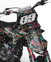 KT Tatted SERIES (ANY BIKE MODEL AND COLORS!) Semi-Custom Factory Backing Graphics