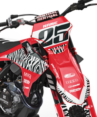 GAS GAS BOLTING SERIES (JEDES FAHRRADMODELL UND JEDE FARBE!) Semi-Custom Factory Backing Graphics