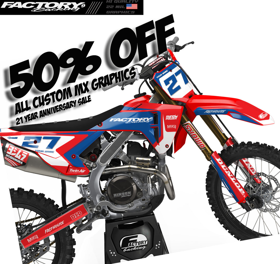 Factory Backing - Custom Motocross Bike Graphics