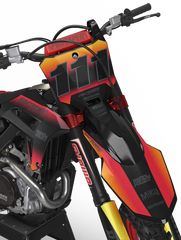 HONDA SUNSET SERIES (ANY BIKE MODEL AND COLORS!) Semi-Custom Factory Backing Graphics
