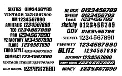 HURRICANE V2 SERIES (ANY BIKE MODEL AND COLORS!) Semi-Custom Factory Backing Graphics
