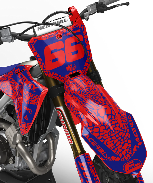 CROC V1 SERIES (ANY BIKE MODEL AND COLORS!) Semi-Custom Factory Backing Graphics