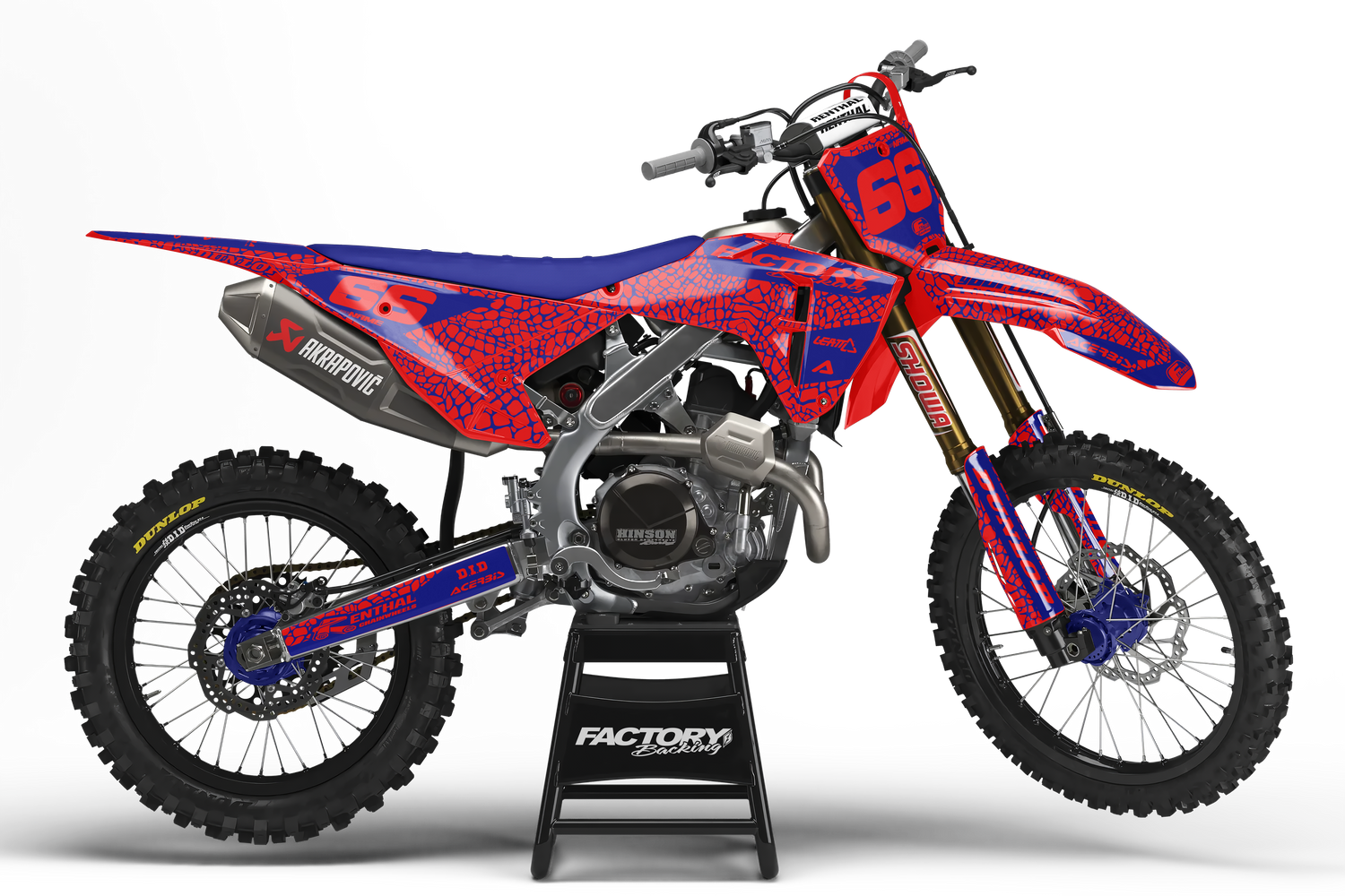 Factory Backing - Custom Motocross Bike Graphics