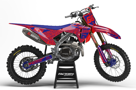 CROC V1 SERIES (ANY BIKE MODEL AND COLORS!) Semi-Custom Factory Backing Graphics