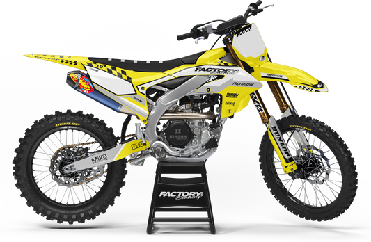YAMAHA BOLTING SERIES (JEDES FAHRRADMODELL UND JEDE FARBE!) Semi-Custom Factory Backing Graphics