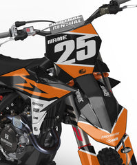 KT SLASHER V3 SERIES (ANY BIKE MODEL AND COLORS!) Semi-Custom Factory Backing Graphics