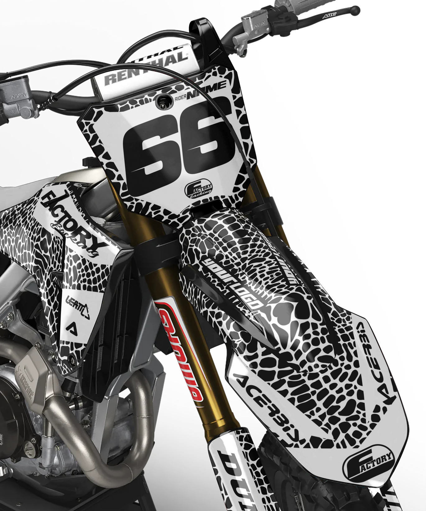 Factory Backing Graphics Factory Backing - Custom Motocross Bike Graphics